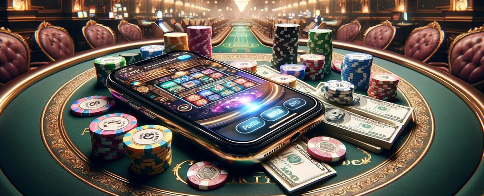 ss777 Casino main banner showing various online casino games and a golden theme